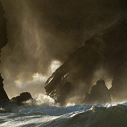 Dailbeag, spray, waves, Cliffs, Isle_of_Lewis, Scotland, seascape, art, photography